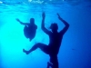 Bagno nella Grotta Azzurra